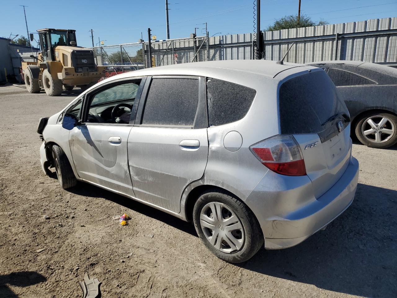 2011 Honda Fit silver hatchback gasoline JHMGE8H30BC010301 photo #3
