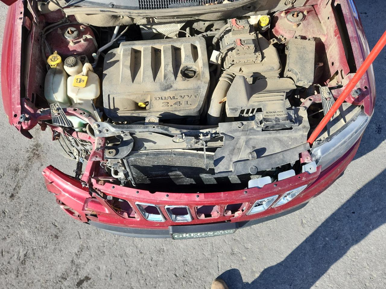 2016 Jeep Compass Latitude VIN: 1C4NJDEB2GD550274 Lot: 90654065