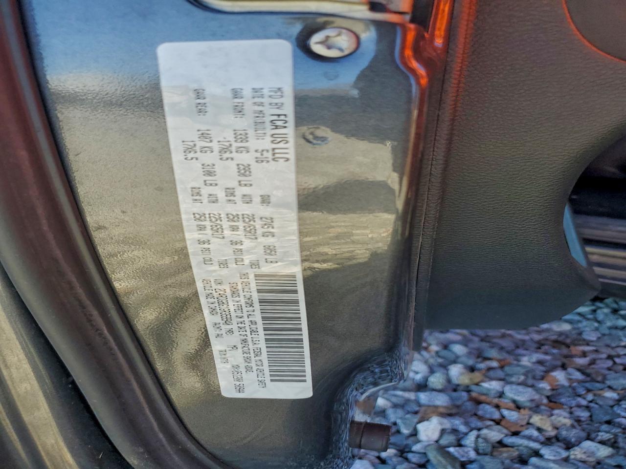 2016 Dodge Grand Caravan Se VIN: 2C4RDGBG1GR359940 Lot: 94051405