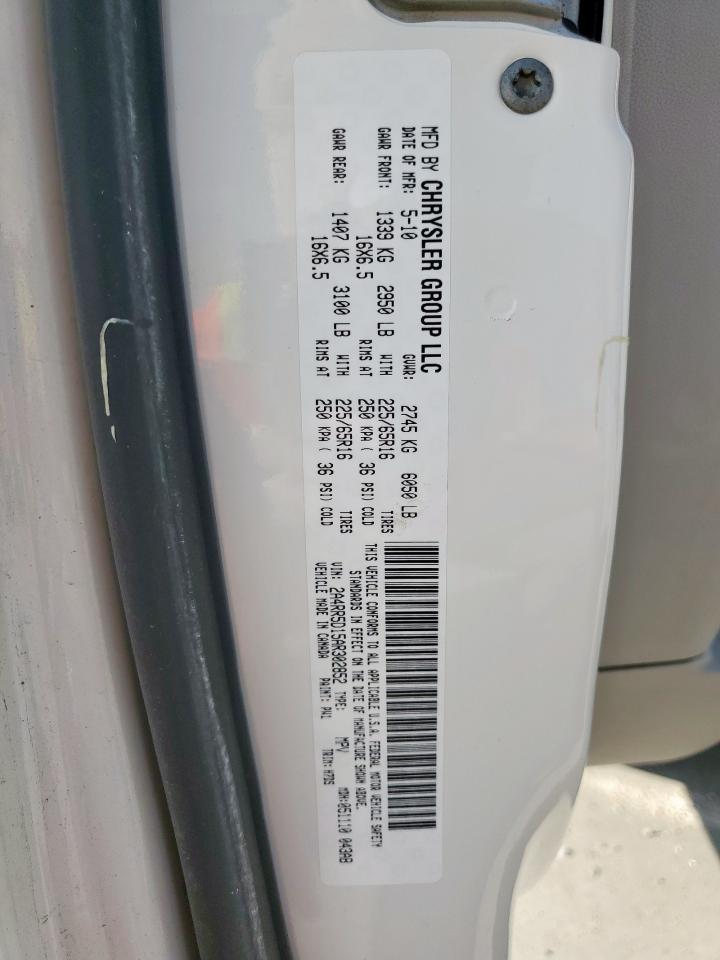 2010 Chrysler Town & Country Touring VIN: 2A4RR5D15AR302852 Lot: 93524035