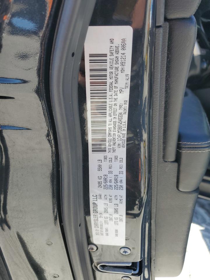 2015 Jeep Cherokee Limited VIN: 1C4PJMDB6FW545334 Lot: 91990685