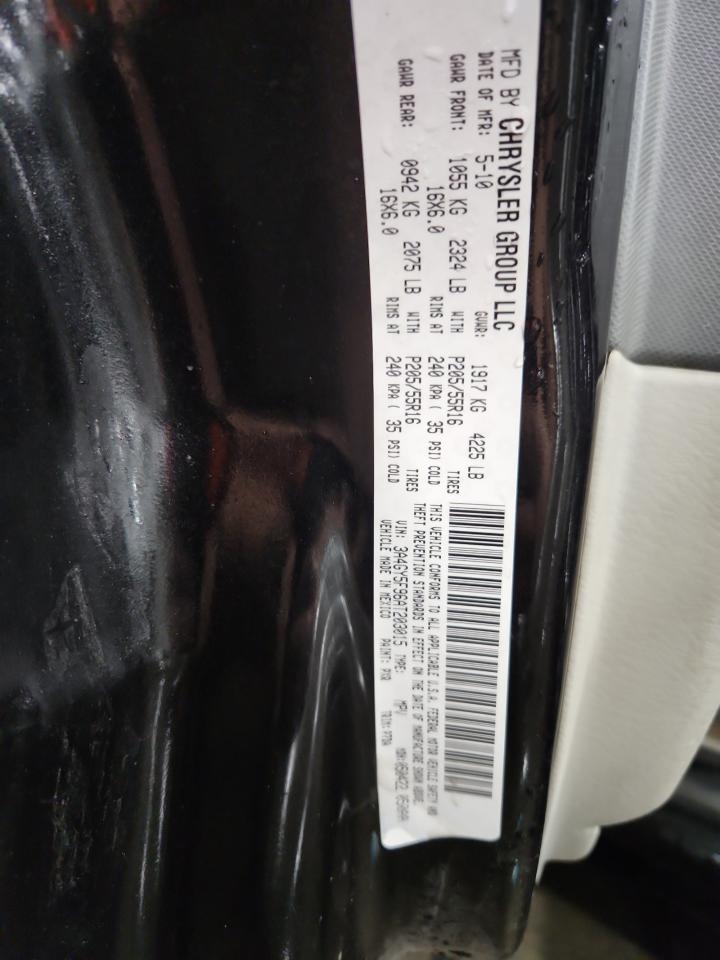 2010 Chrysler Pt Cruiser VIN: 3A4GY5F96AT203015 Lot: 91576605