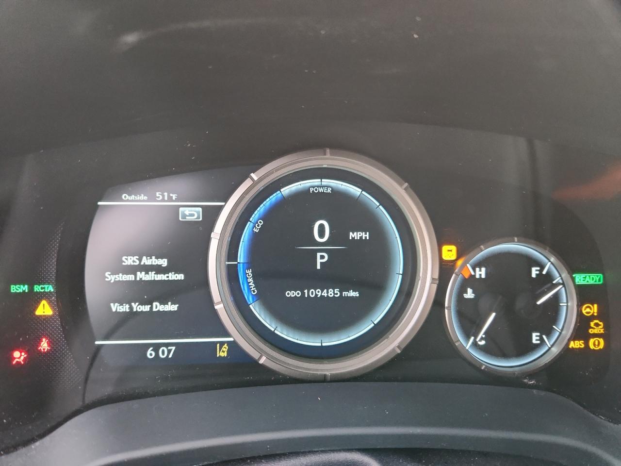 2019 Lexus Rx 450H Base VIN: 2T2BGMCA4KC035354 Lot: 92070225