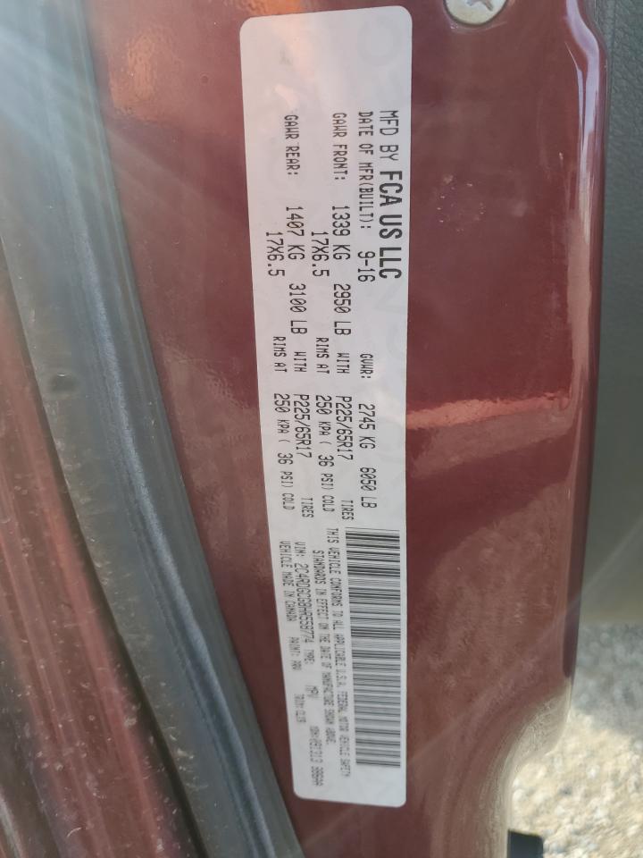 2017 Dodge Grand Caravan Sxt VIN: 2C4RDGCG8HR558774 Lot: 92686455