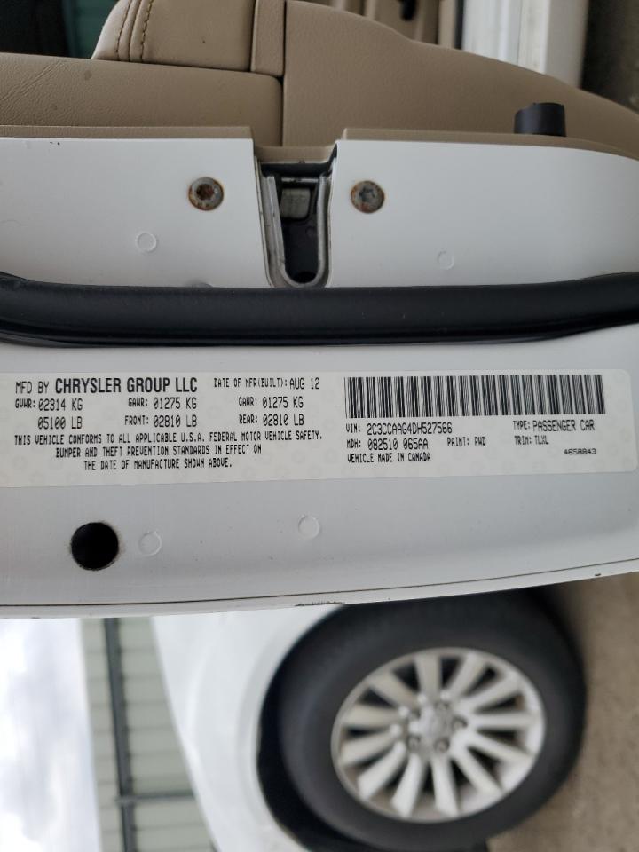 2013 Chrysler 300 VIN: 2C3CCAAG4DH527566 Lot: 93700385