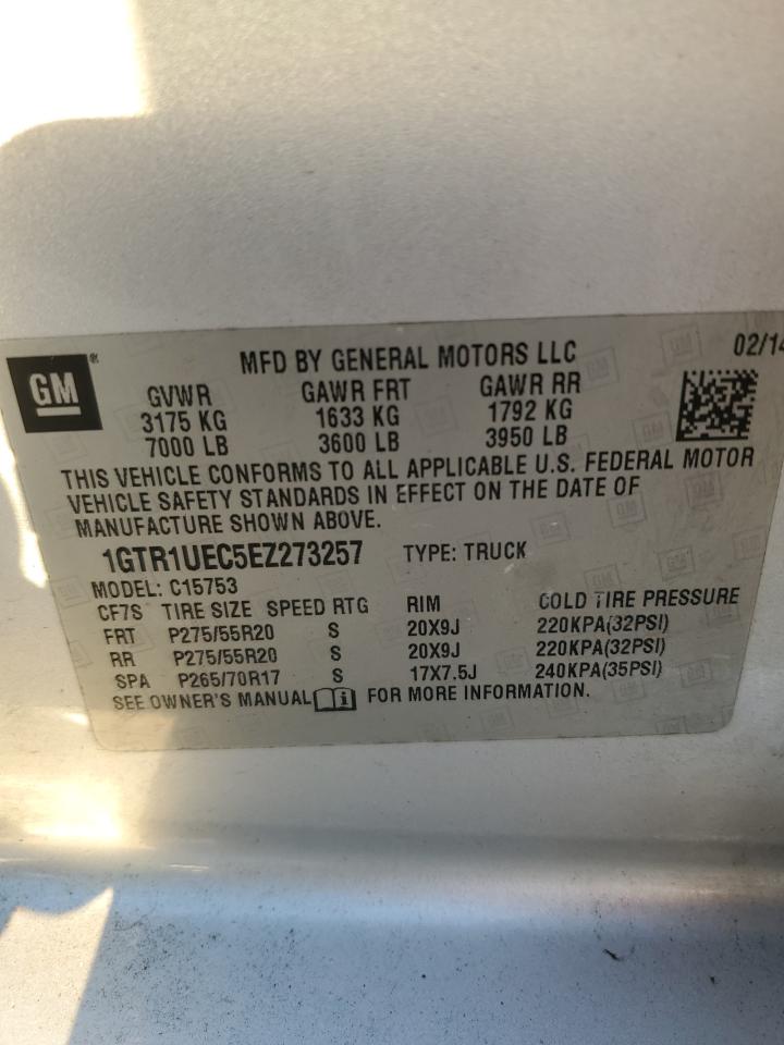 2014 GMC Sierra C1500 Sle VIN: 1GTR1UEC5EZ273257 Lot: 91549285