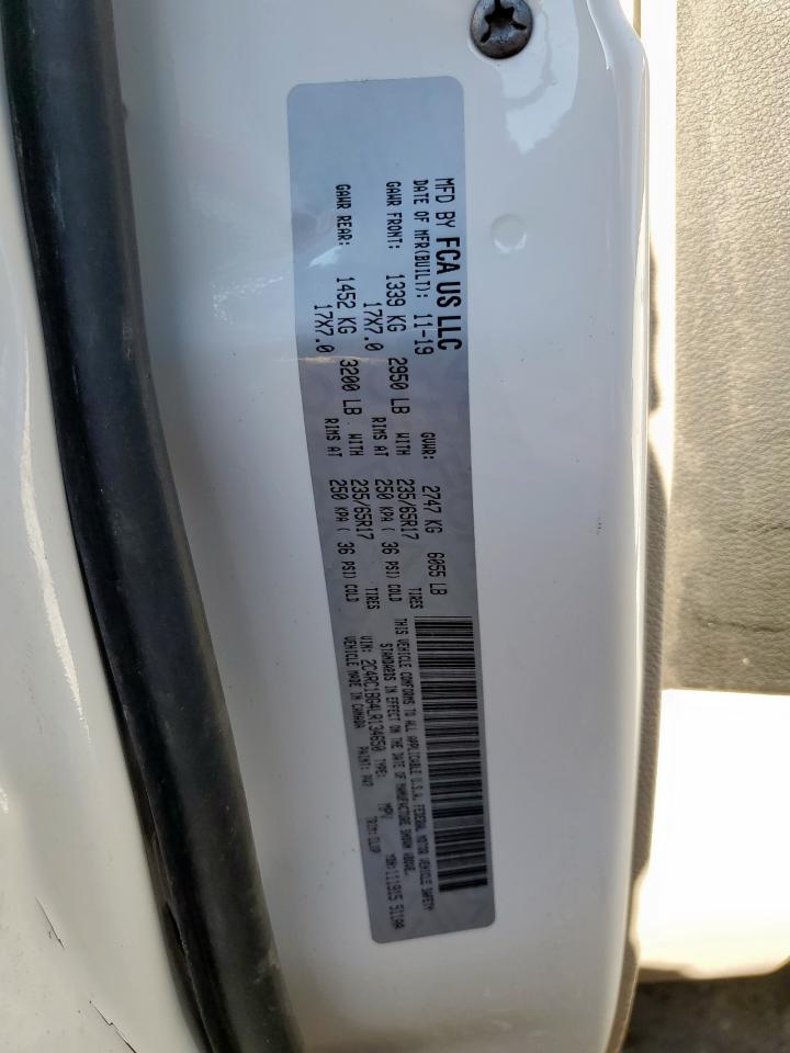 2020 Chrysler Pacifica Touring L VIN: 2C4RC1BG4LR134650 Lot: 91828875