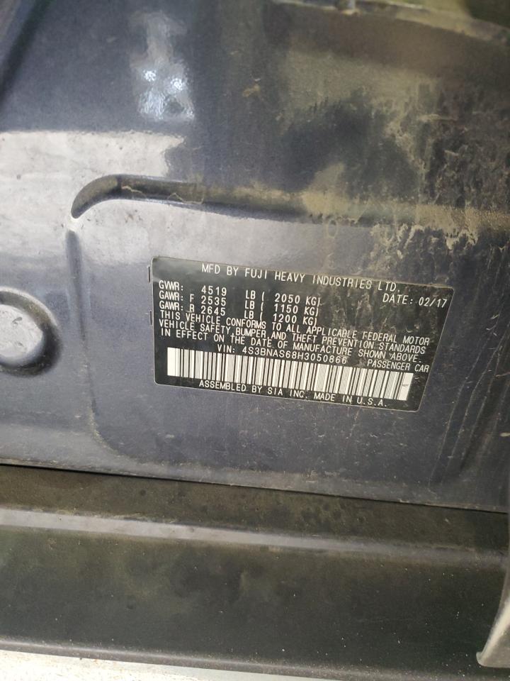 2017 Subaru Legacy Sport VIN: 4S3BNAS68H3050866 Lot: 92259475