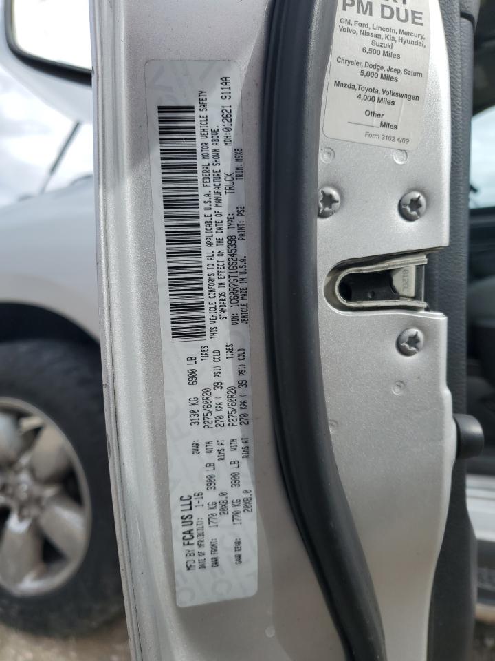 2016 Ram 1500 Slt VIN: 1C6RR7GT1GS245398 Lot: 92005135