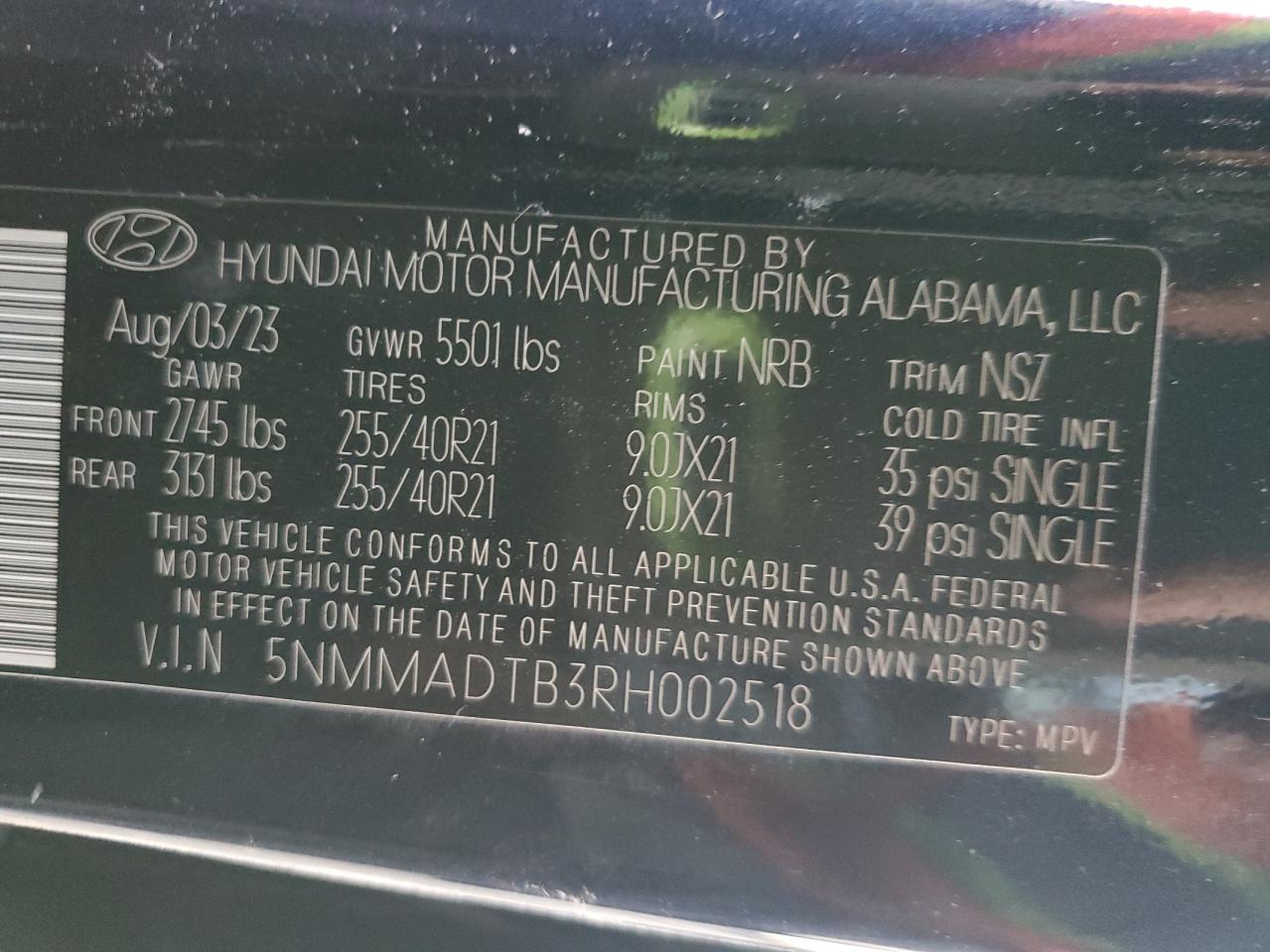 2024 Genesis Gv70 Base VIN: 5NMMADTB3RH002518 Lot: 92916585