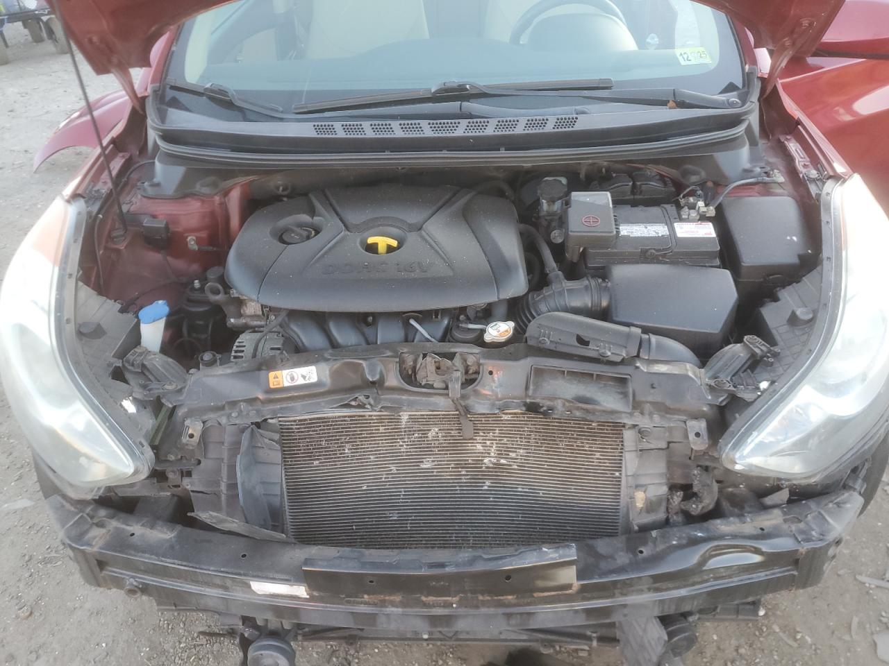 2013 Hyundai Elantra Gls VIN: 5NPDH4AE9DH437581 Lot: 92819705