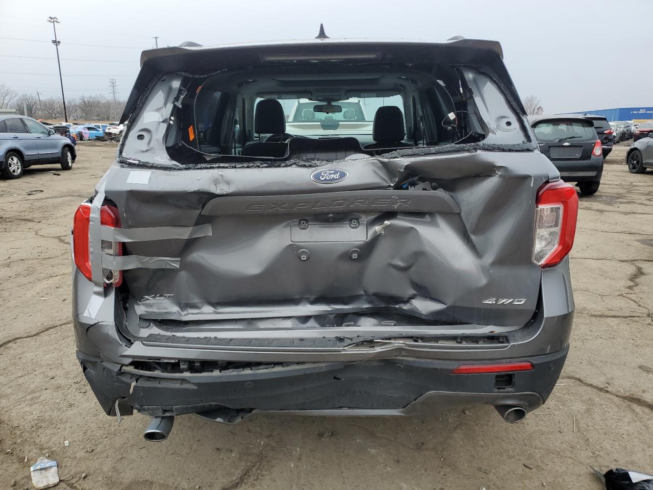 2021 Ford Explorer Xlt VIN: 1FMSK8DH3MGC19450 Lot: 92927575