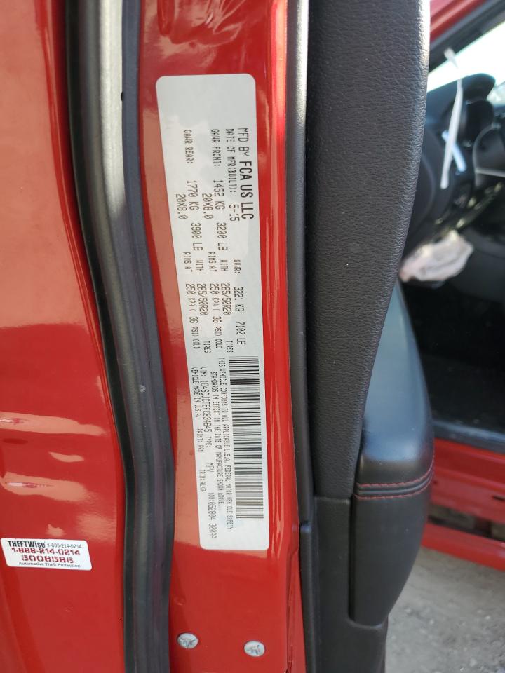 2015 Dodge Durango R/T VIN: 1C4SDJCT6FC834645 Lot: 92700115