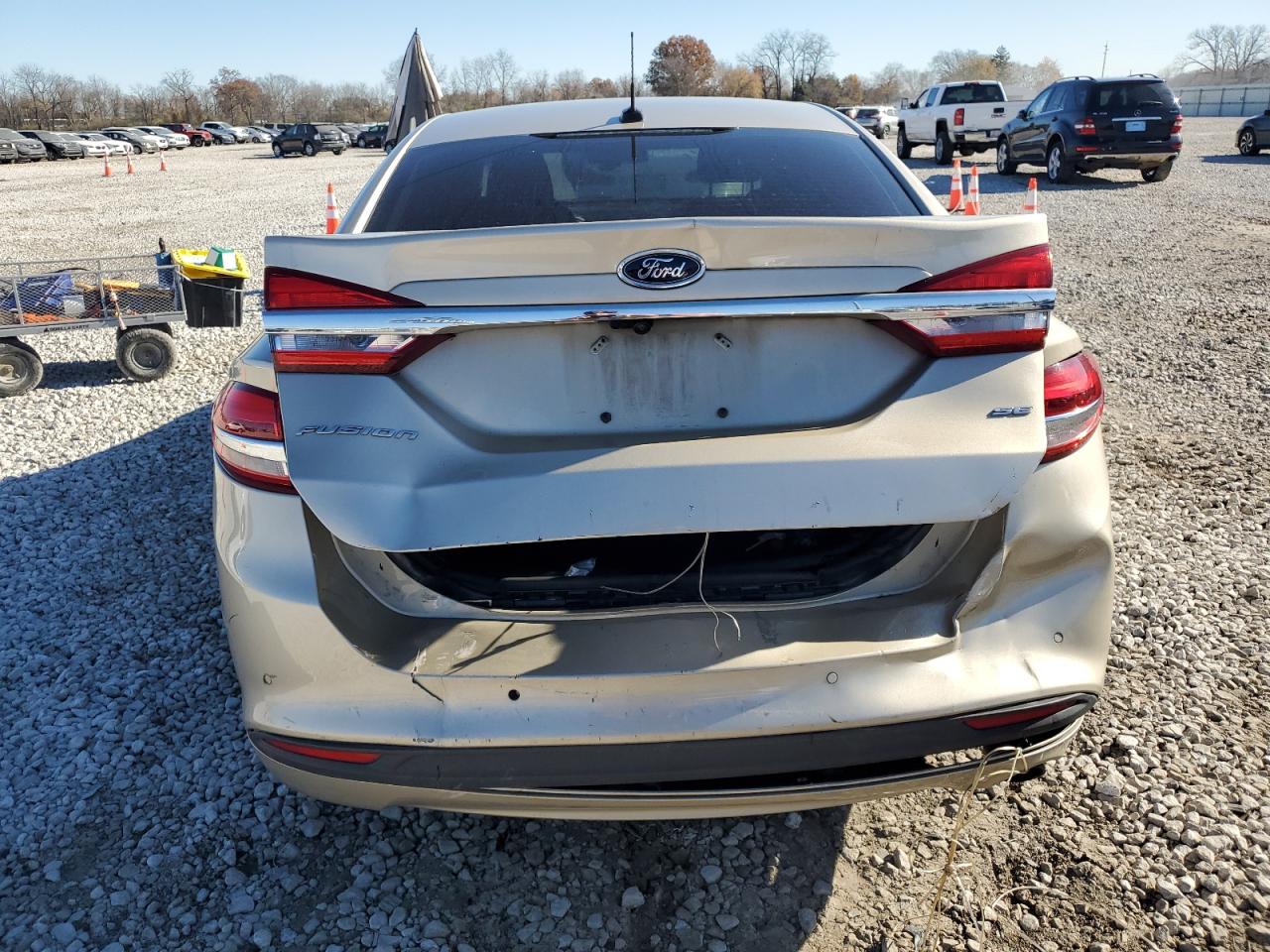 2017 Ford Fusion Se VIN: 3FA6P0H74HR372904 Lot: 93308155