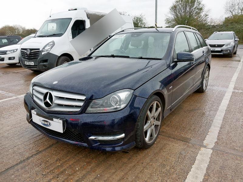 2012 MERCEDES-BENZ C CLASS C180 BLUEEFFICIENCY SPORT 5DR AUTO for sale at Copart SANDWICH