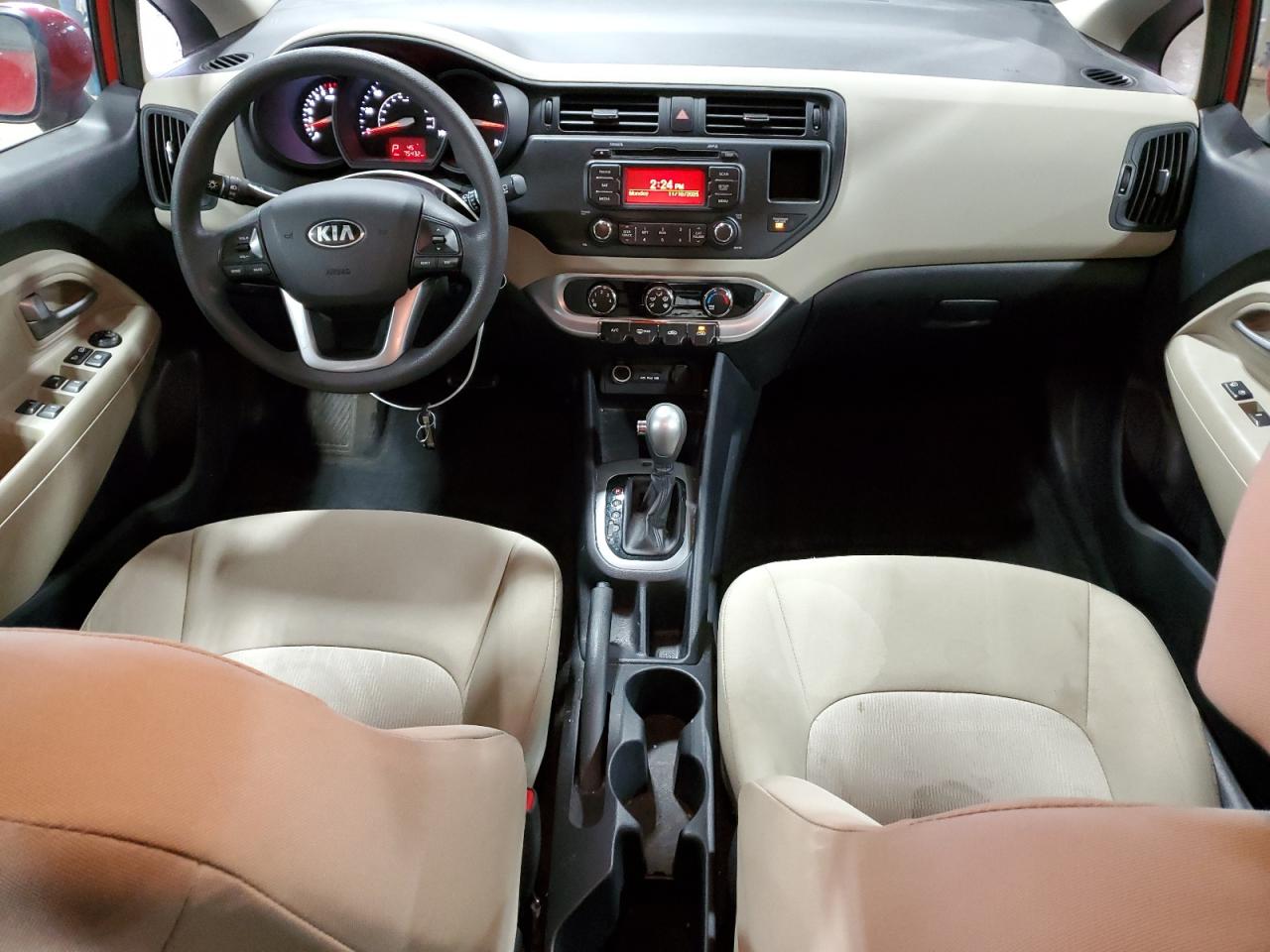 2013 Kia Rio Lx VIN: KNADM5A33D6307030 Lot: 91904095