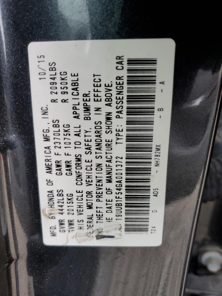 2016 Acura Tlx Tech VIN: 19UUB1F54GA001372 Lot: 82516425