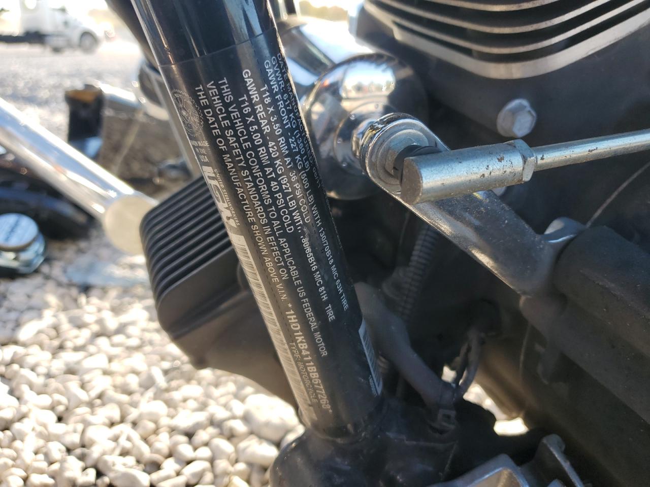 2011 Harley-Davidson Flhx VIN: 1HD1KB411BB677268 Lot: 91147055