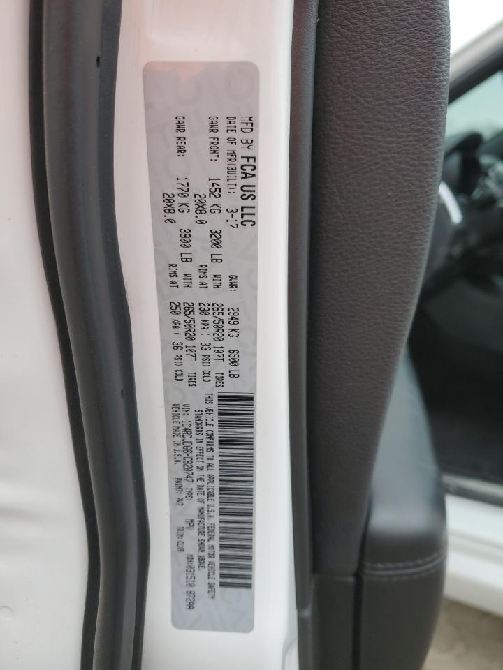 2017 Dodge Durango Gt VIN: 1C4RDJDG6HC820747 Lot: 92387525