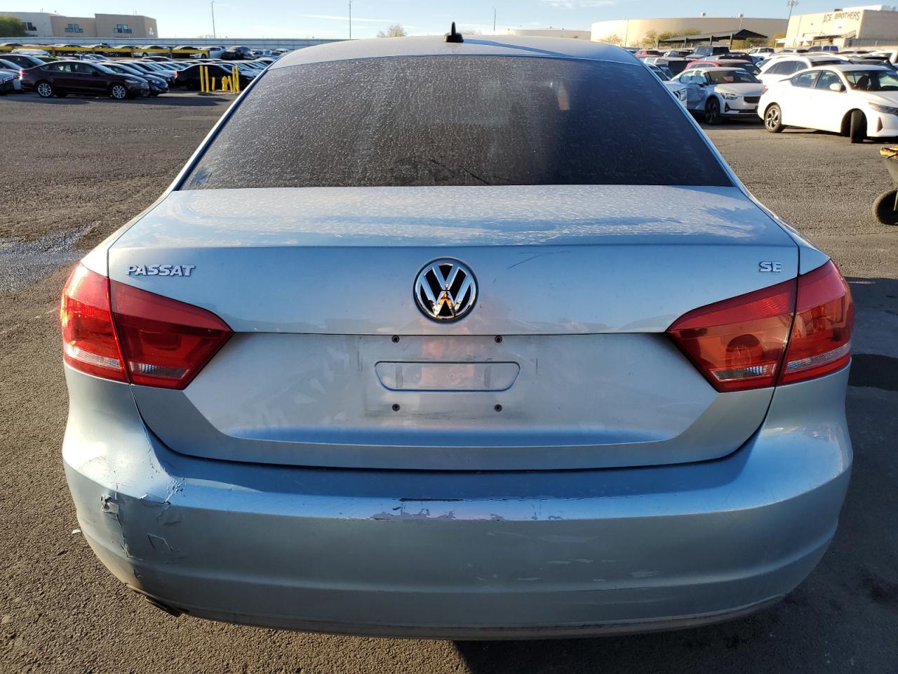 2013 Volkswagen Passat Se VIN: 1VWBP7A38DC138831 Lot: 92130095