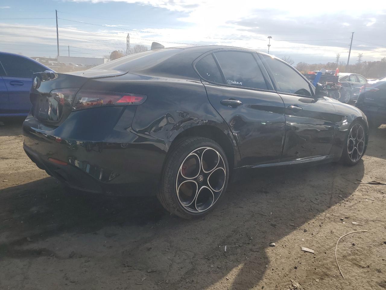 2024 Alfa Romeo Giulia Ti black null gas ZARFANBN6R7677934 photo #4