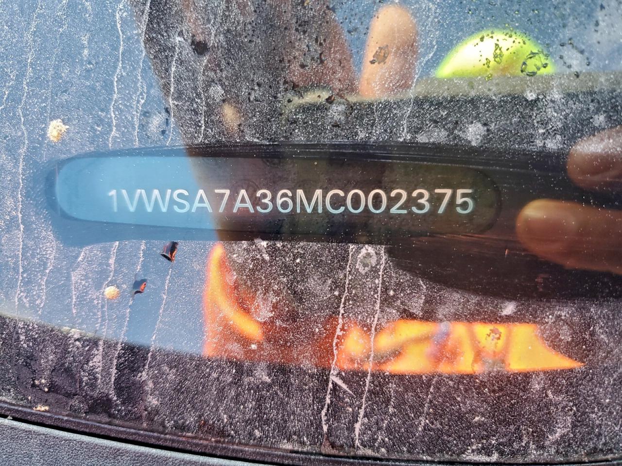 2021 Volkswagen Passat Se VIN: 1VWSA7A36MC002375 Lot: 94157225