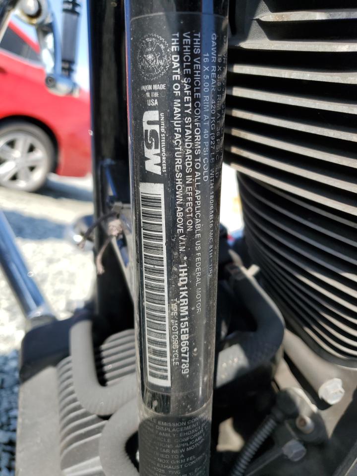 2014 Harley-Davidson Flhxs Street Glide Special VIN: 1HD1KRM15EB667789 Lot: 93127315