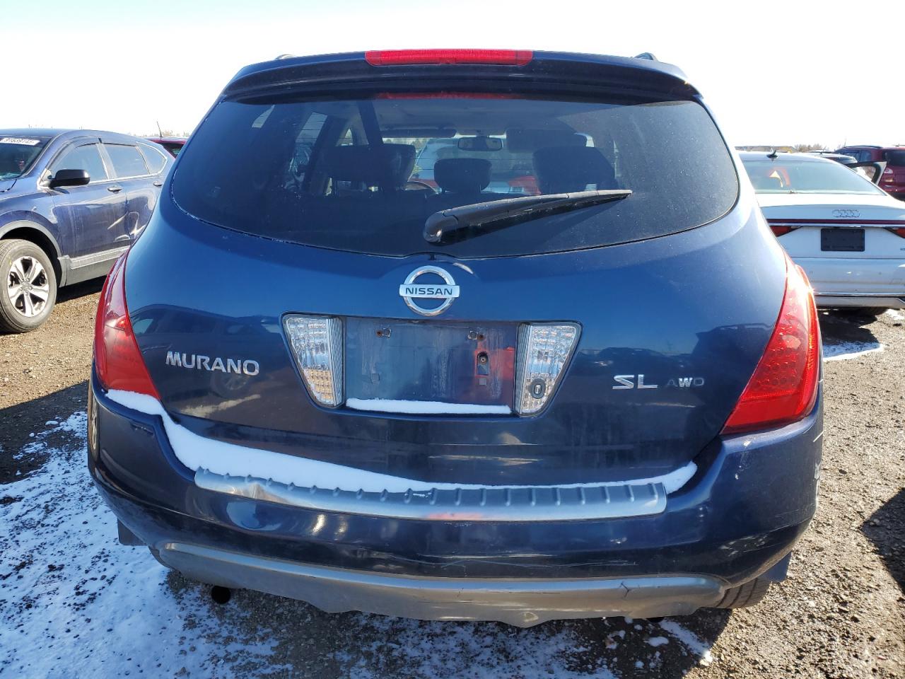 2006 Nissan Murano Sl VIN: JN8AZ08W46W508257 Lot: 91833345