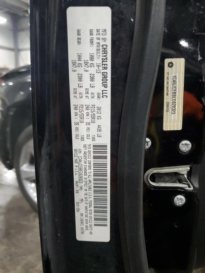 2014 Jeep Compass Latitude VIN: 1C4NJCEB8ED628323 Lot: 91975095