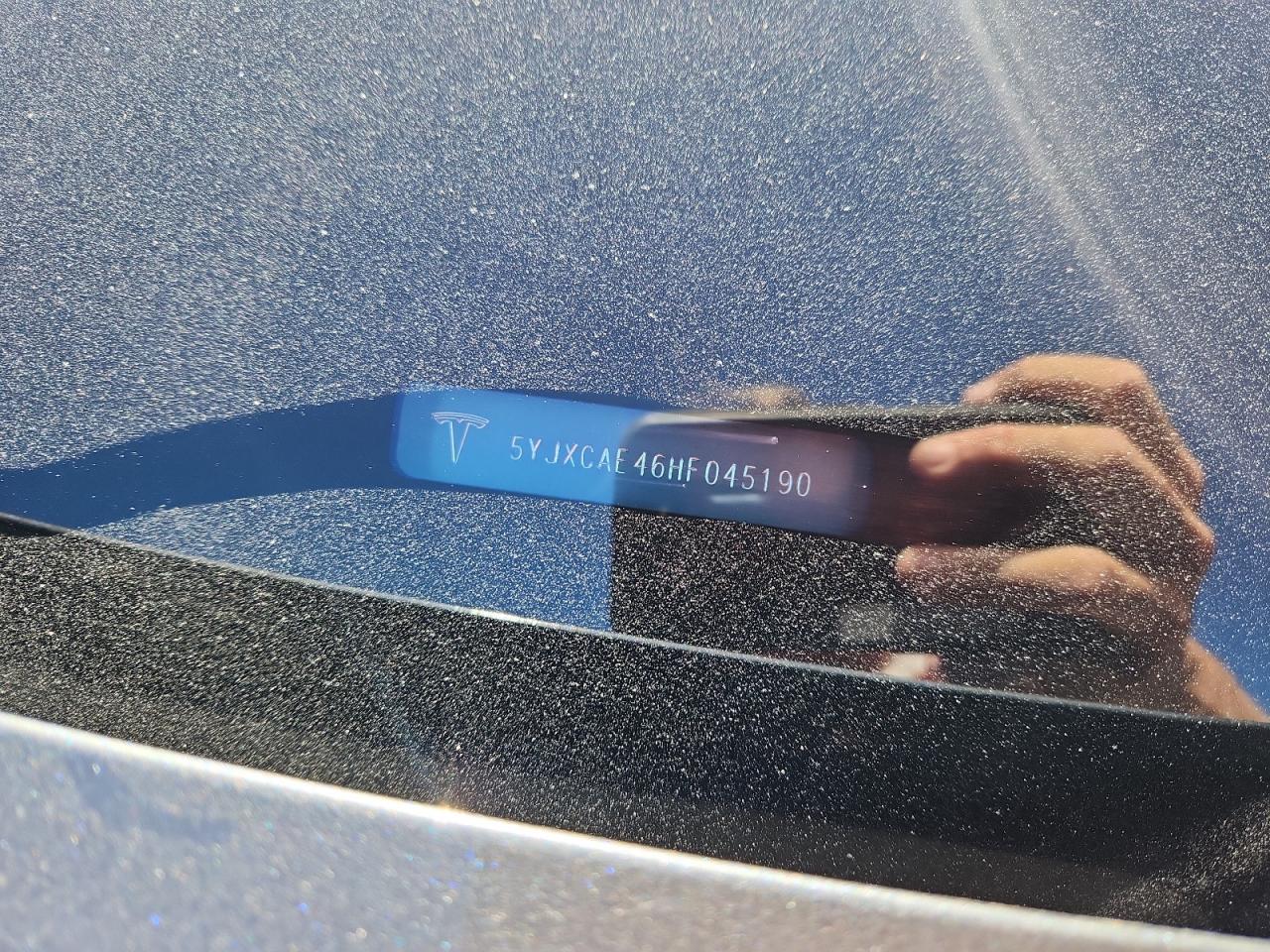 2017 Tesla Model X VIN: 5YJXCAE46HF045190 Lot: 92361235