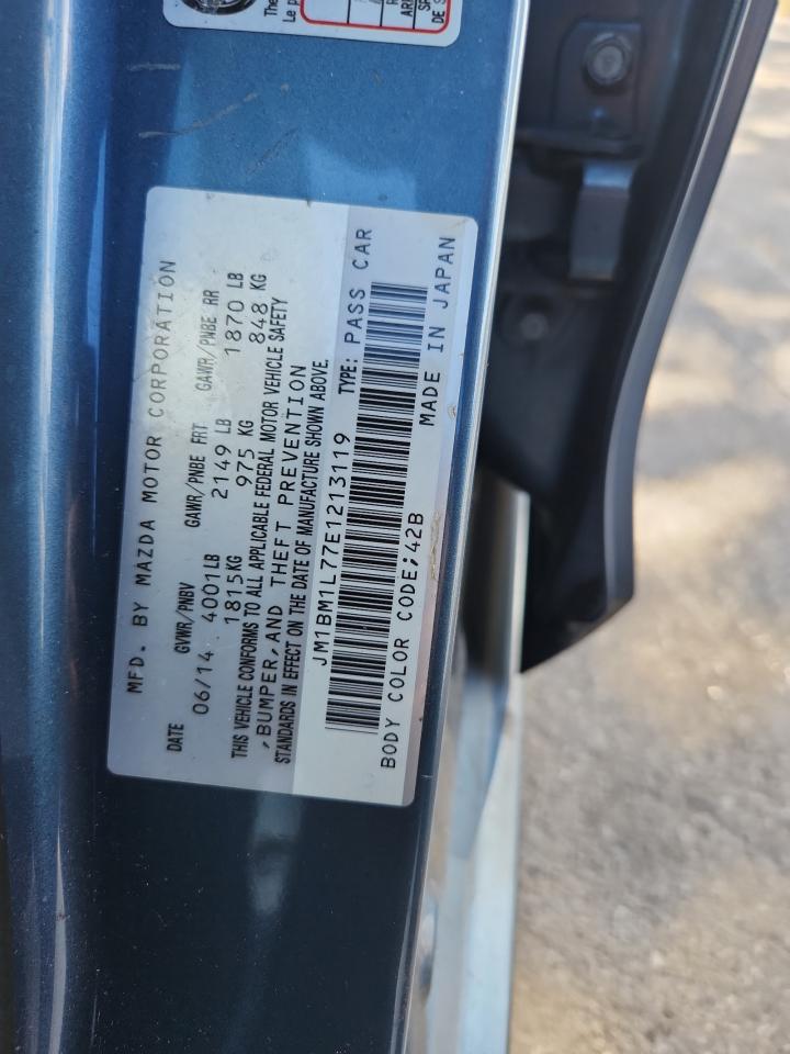 2014 Mazda 3 Touring VIN: JM1BM1L77E1213119 Lot: 91449145