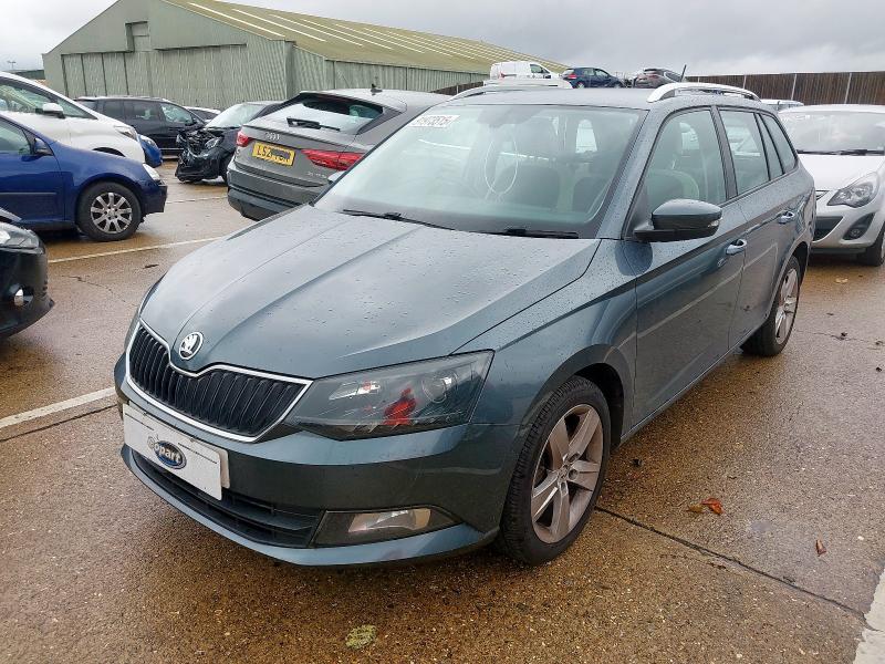 2015 SKODA FABIA 1.2 TSI SE L 5DR DSG for sale at Copart NEWBURY