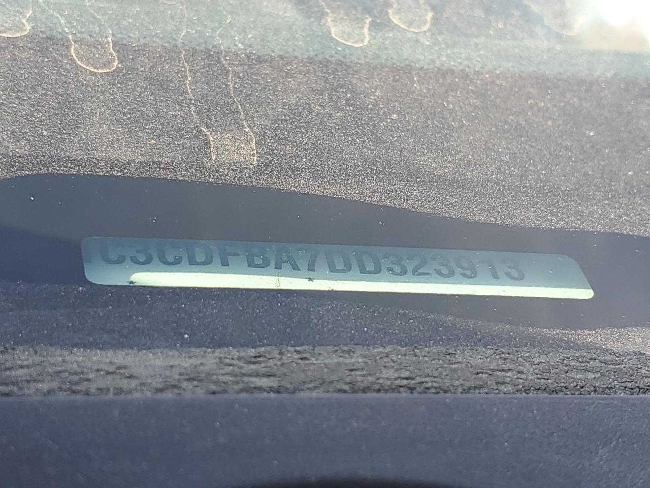 2013 Dodge Dart Sxt VIN: 1C3CDFBA7DD323913 Lot: 93209715