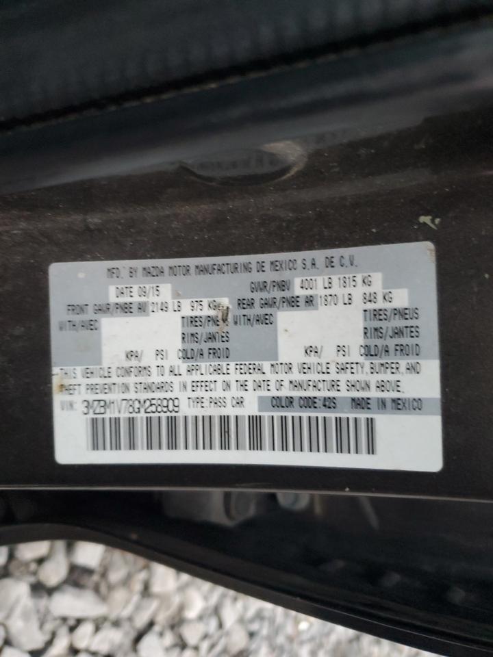 2016 Mazda 3 Touring VIN: 3MZBM1V78GM258909 Lot: 92372395