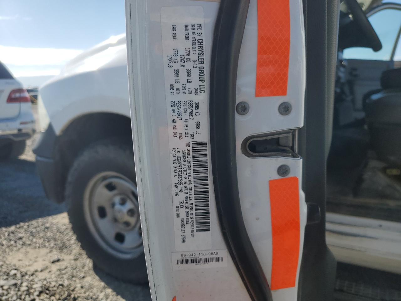 2014 Ram 1500 St VIN: 1C6RR7FT2ES127925 Lot: 92471135