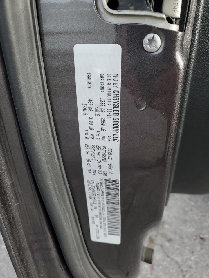 2015 Dodge Grand Caravan Sxt VIN: 2C4RDGCG6FR625238 Lot: 91918925