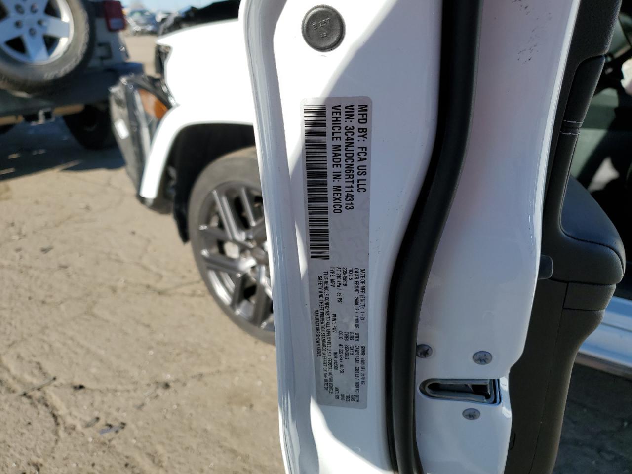 2024 Jeep Compass Limited VIN: 3C4NJDCN6RT114313 Lot: 91570715