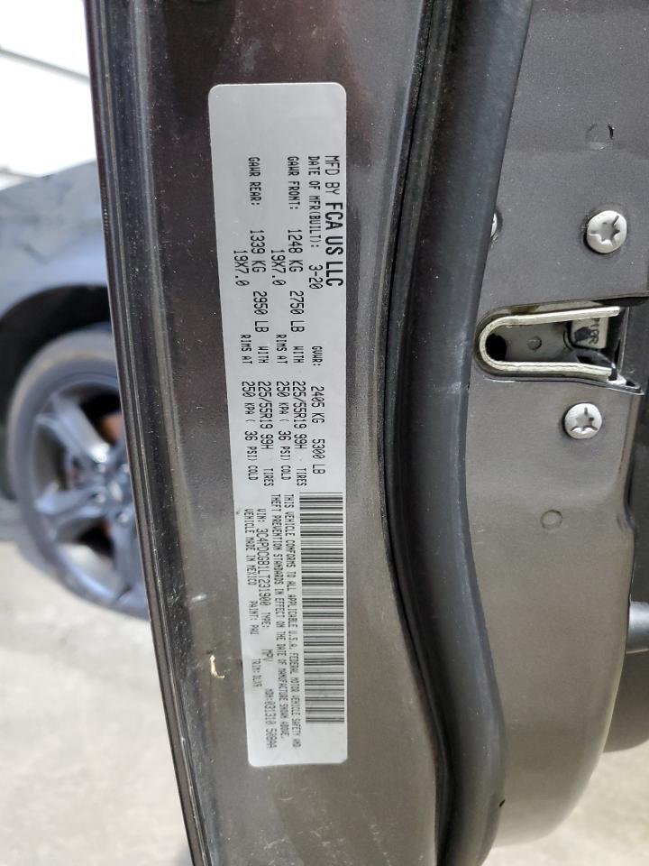 2020 Dodge Journey Crossroad VIN: 3C4PDCGB1LT231900 Lot: 93098795