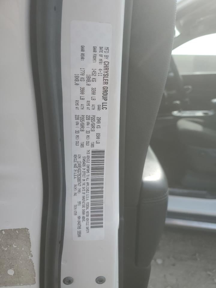 2011 Dodge Durango Crew VIN: 1D4RE4GG7BC688747 Lot: 91704605