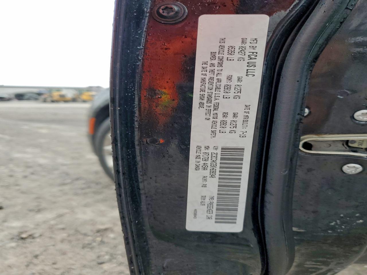 2019 Chrysler 300 Limited VIN: 2C3CCAKG5KH698340 Lot: 93891775