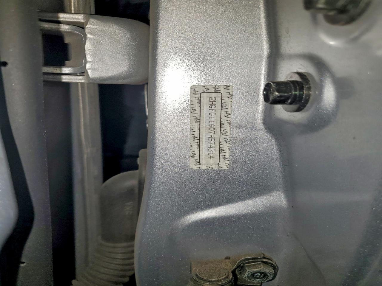 2007 Honda Civic Lx VIN: 574314 Lot: 95055405