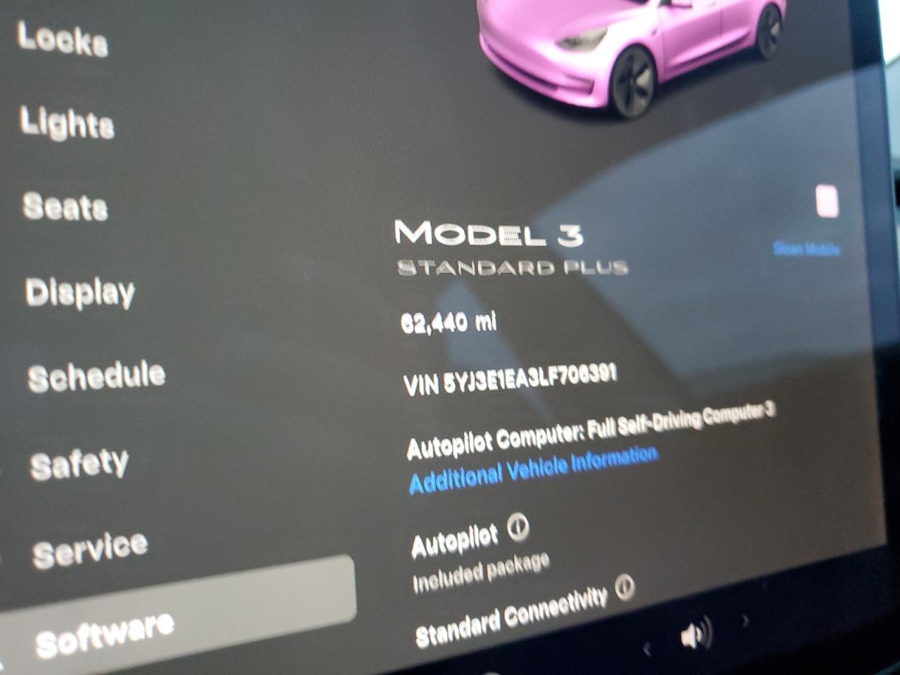 2020 Tesla Model 3 VIN: 5YJ3E1EA3LF706391 Lot: 93334745