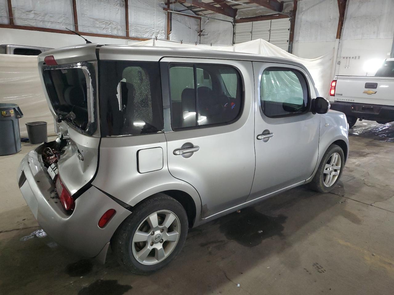2010 Nissan Cube Base silver wagon gas JN8AZ2KR9AT164837 photo #4