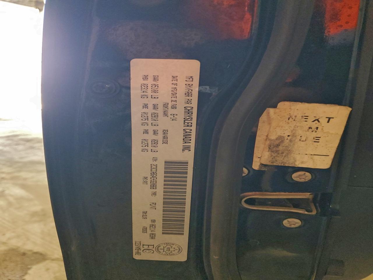 2014 Chrysler 300 S VIN: 2C3CCABG4EH320868 Lot: 93601635