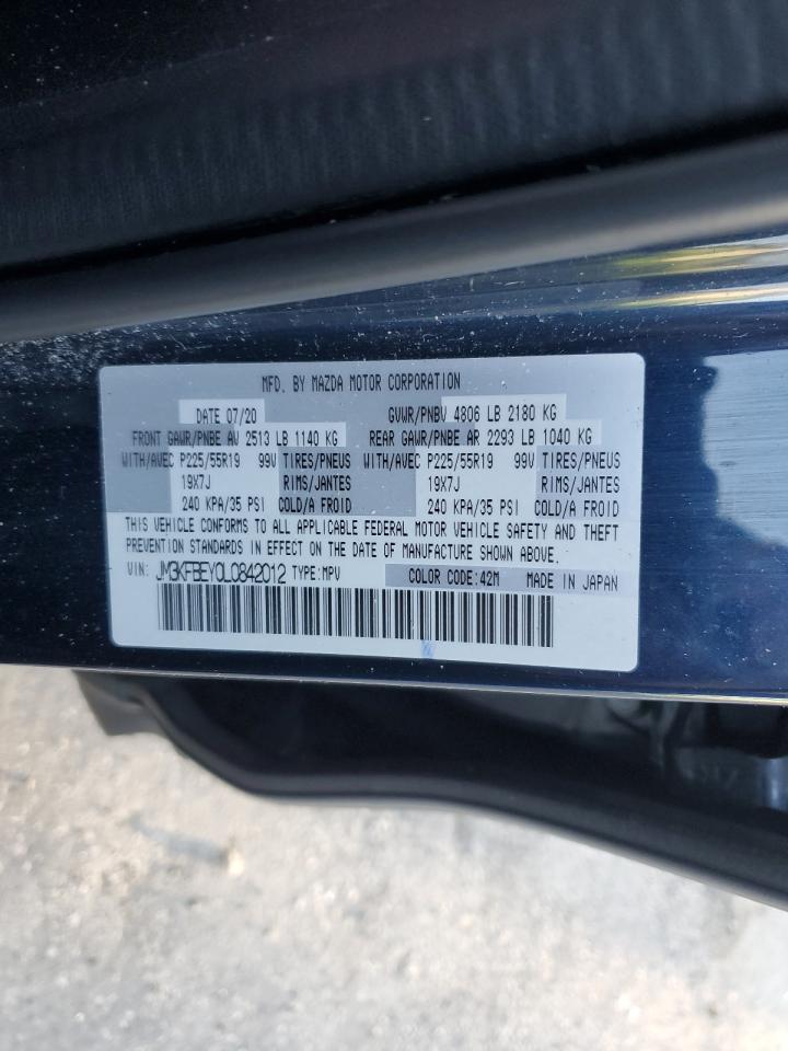 2020 Mazda Cx-5 Signature VIN: JM3KFBEY0L0842012 Lot: 90648395