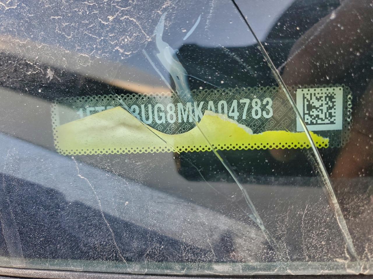 2021 Ford Transit T-250 VIN: 1FTBR3UG8MKA04783 Lot: 93741915