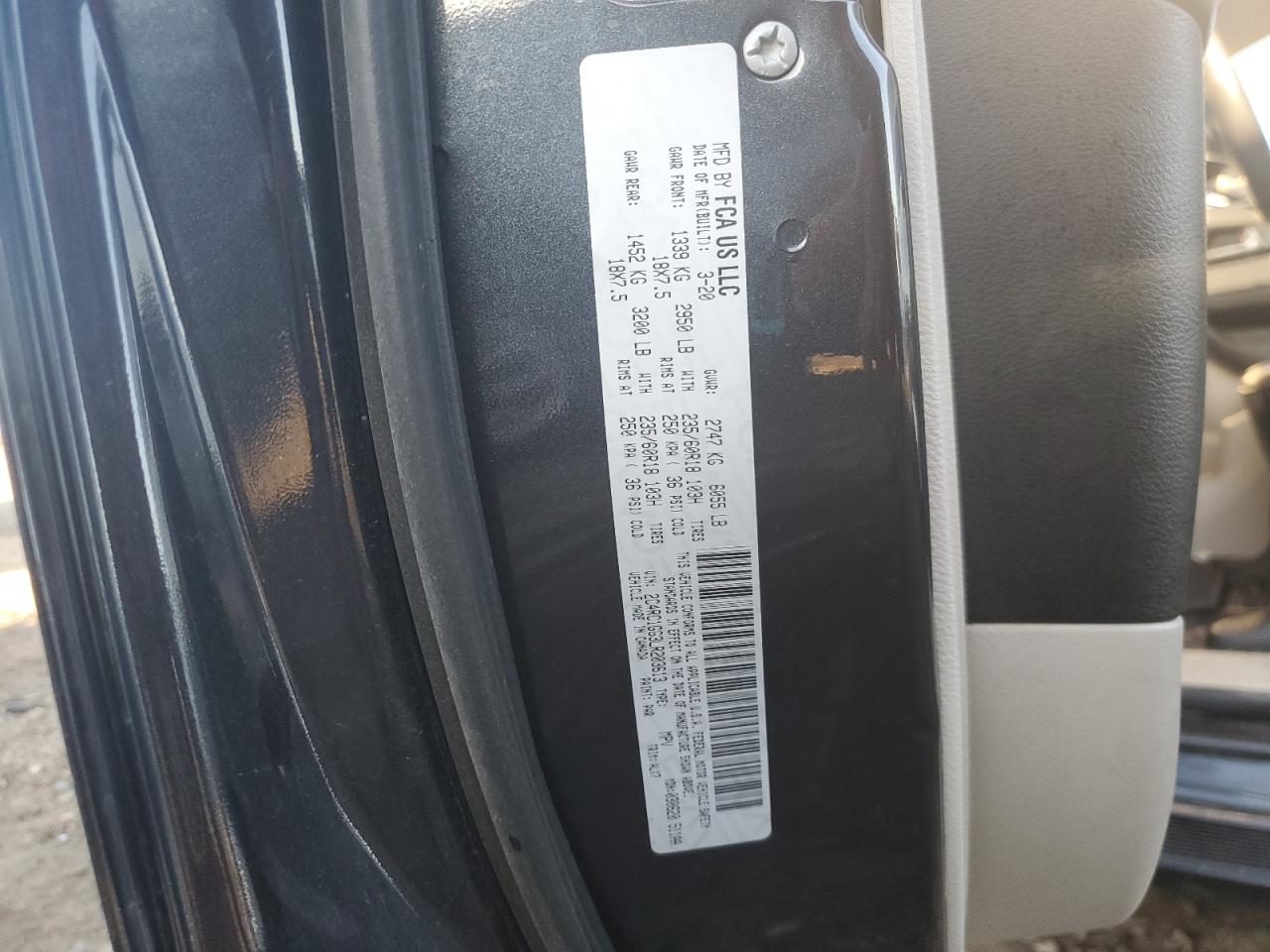 2020 Chrysler Pacifica Limited VIN: 2C4RC1GG3LR203613 Lot: 91992695