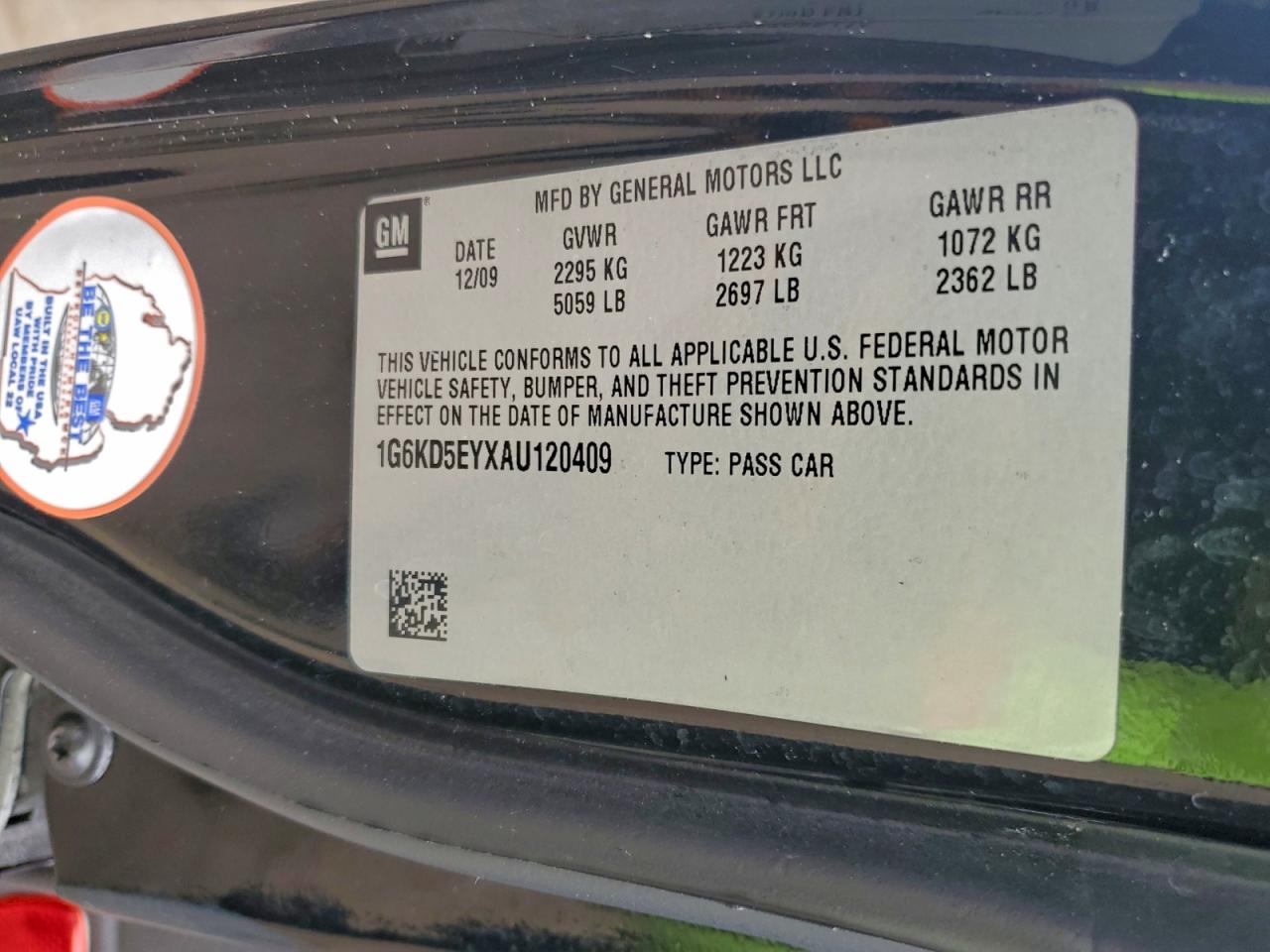 2010 Cadillac Dts Luxury Collection VIN: 1G6KD5EYXAU120409 Lot: 94047735