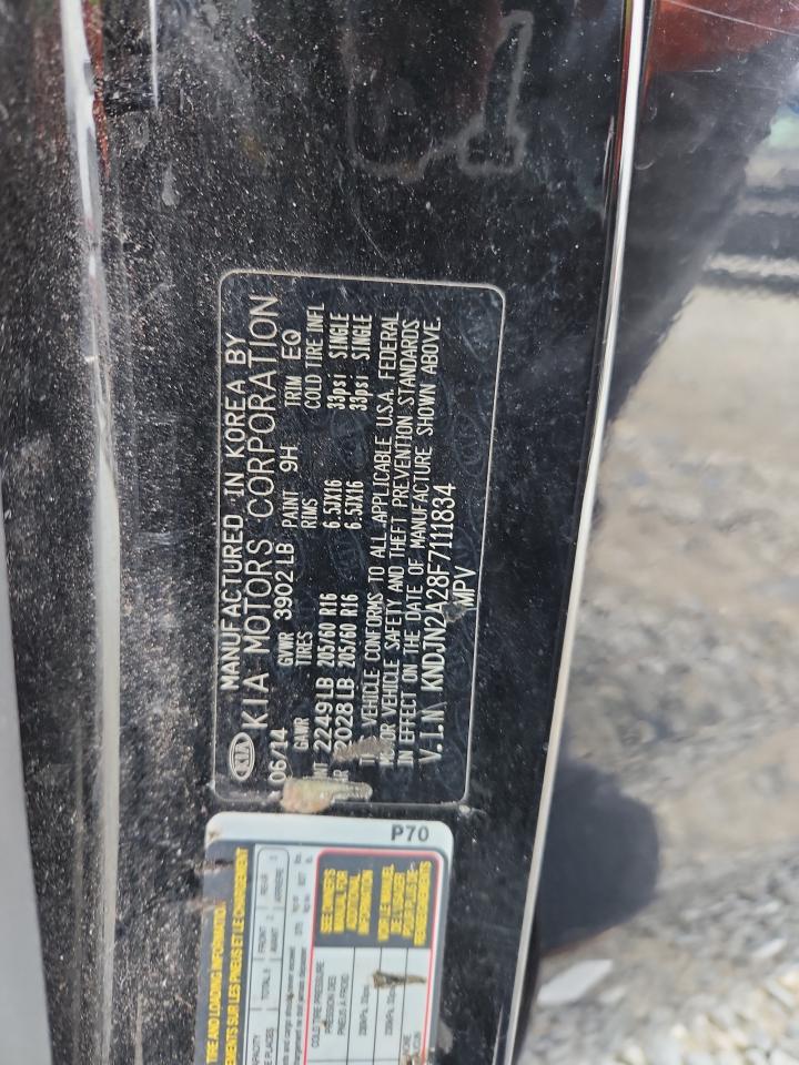 2015 Kia Soul VIN: KNDJN2A28F7111834 Lot: 93022705