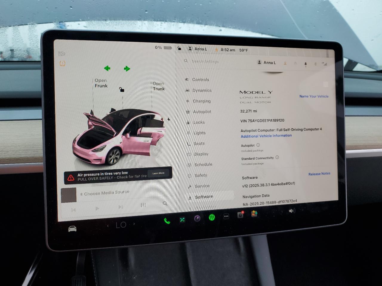 2023 Tesla Model Y VIN: 7SAYGDEE1PA189120 Lot: 90830525